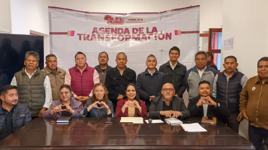 Tonantzin Fernández fortalece obra pública y gobernabilidad en San Pedro Cholula