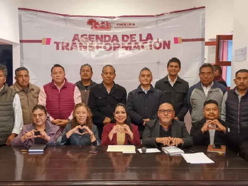 Tonantzin Fernández fortalece obra pública y gobernabilidad en San Pedro Cholula