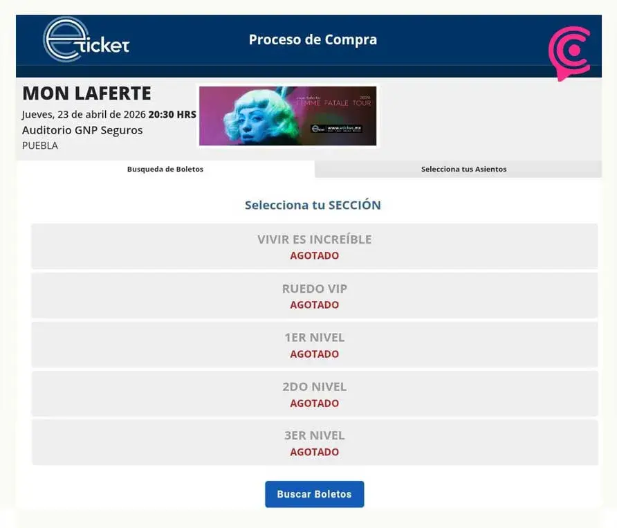 Mon Laferte logra lleno total en el Auditorio GNP Seguros de Puebla con Femme Fatale