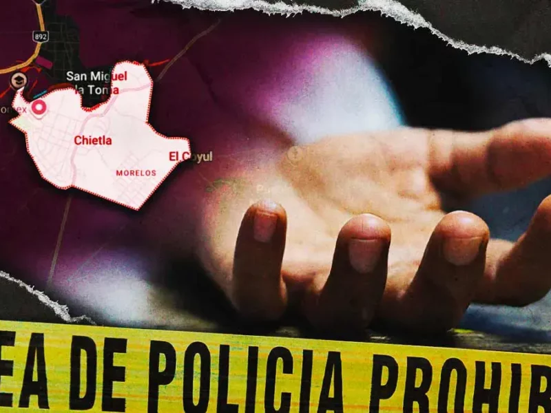 Apuñalan y matan a campesino en Chietla, Puebla