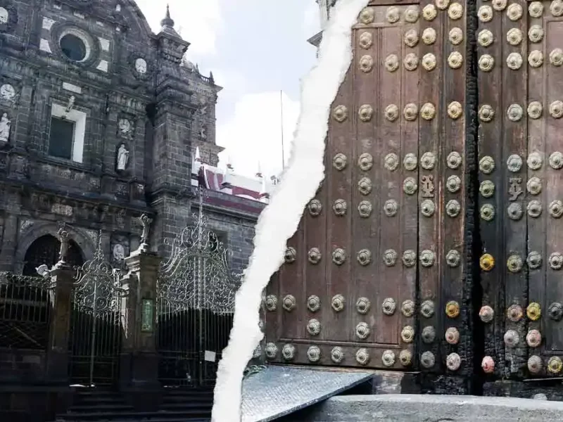 Catedral de Puebla sufrió vandalismo; empresa rehabilitadora no solicitó resguardo previo al ataque