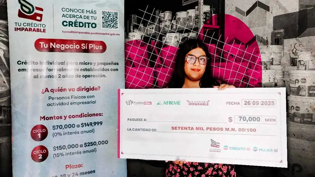 Mujeres representan 87% de beneficiarios del programa Crédito Imparable del Ayuntamiento de Puebla en 2025