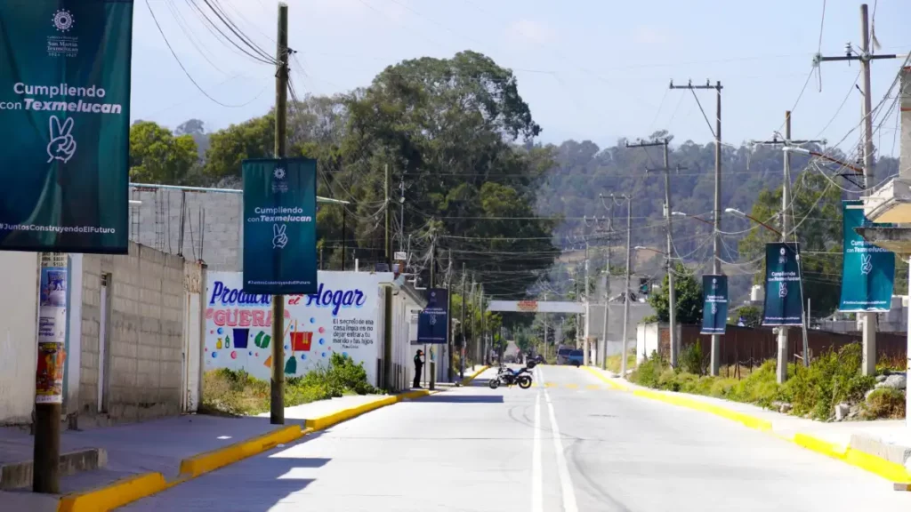 Con obras integrales gobierno de Texmelucan transforma calles prioritarias