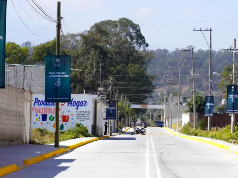 Con obras integrales gobierno de Texmelucan transforma calles prioritarias