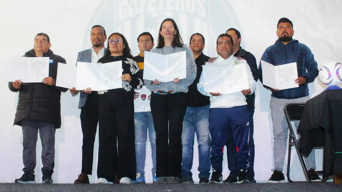Sistema Nacional de Formación en Puebla firma convenio con Liga TDP para fortalecer fútbol amateur