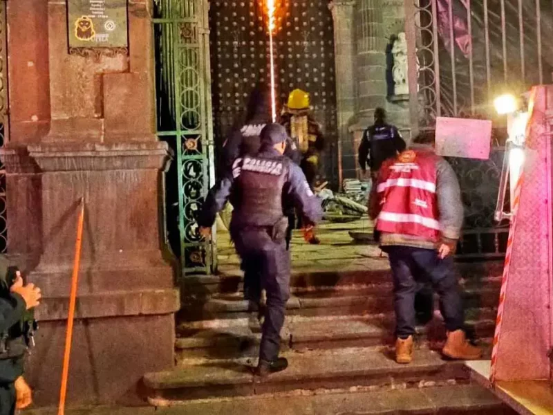 SSC Puebla descarta segundo atacante en incendio de Catedral 