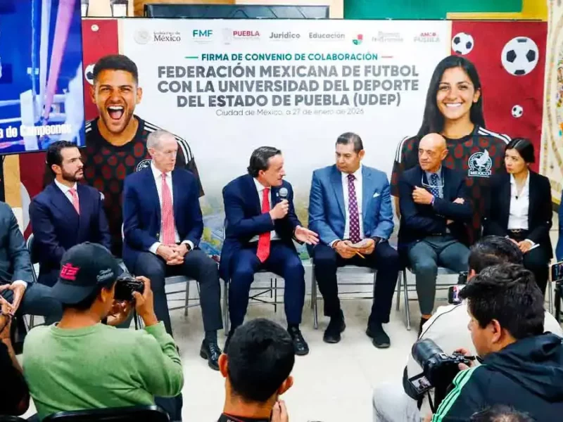 FMF y Universidad del Deporte firman acuerdo para desarrollar el fútbol en Puebla