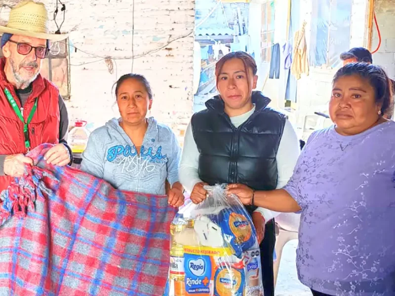 Gobierno de Texmelucan continúa llevando apoyos a grupos vulnerables
