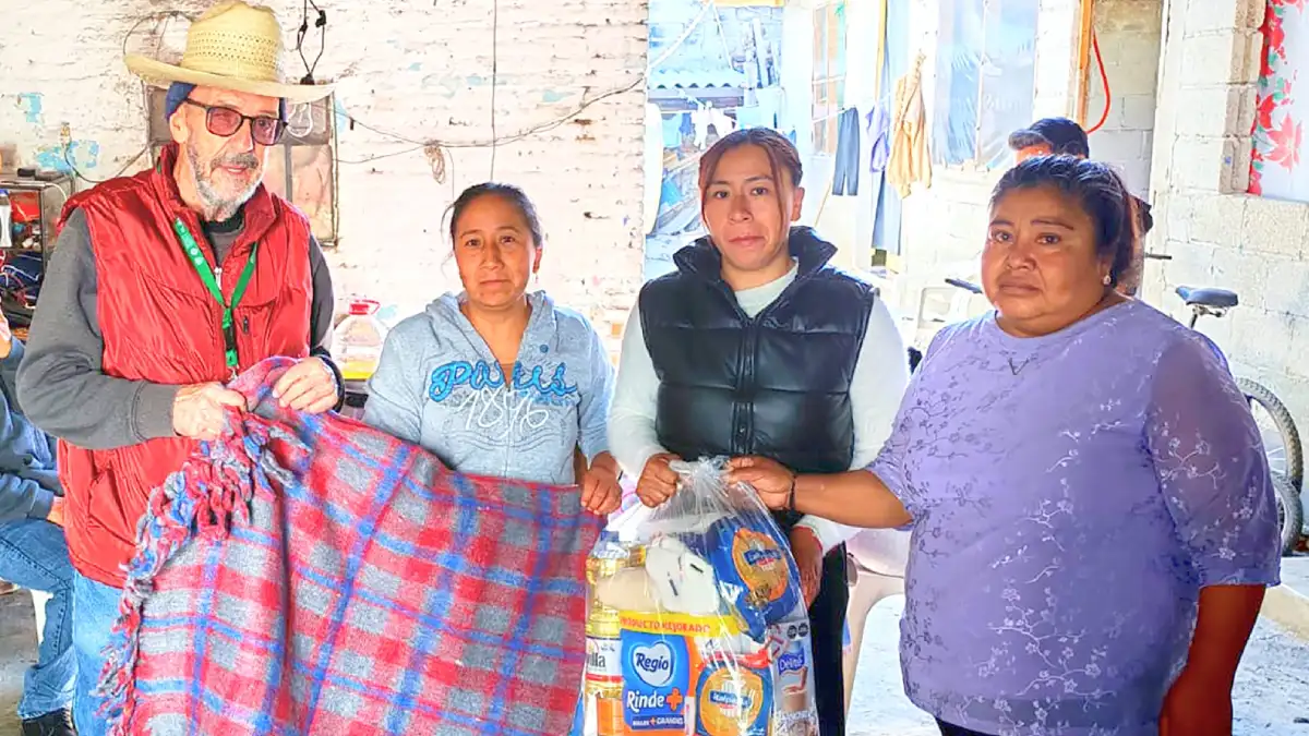 Gobierno de Texmelucan continúa llevando apoyos a grupos vulnerables