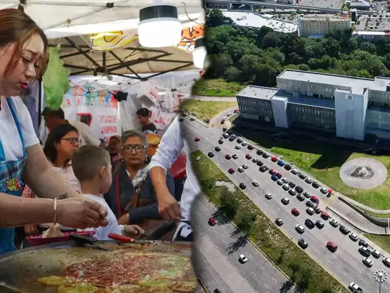 Ayuntamiento de Puebla limpia zona del CIS Angelópolis de puestos ambulantes