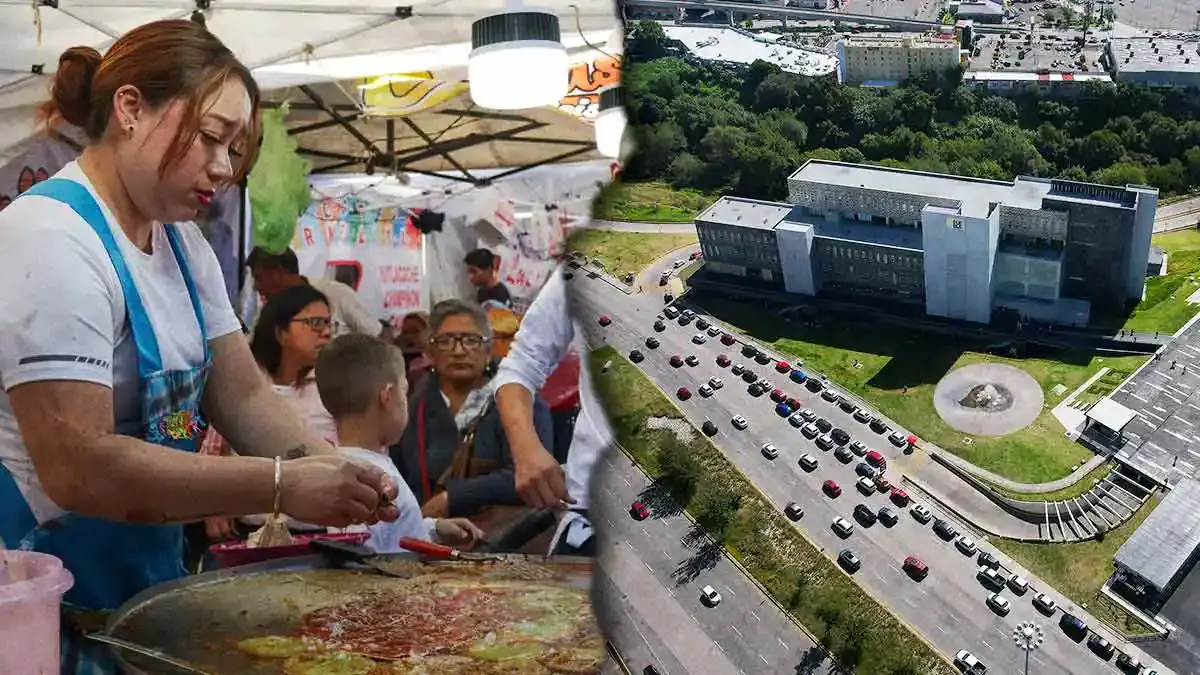 Ayuntamiento de Puebla limpia zona del CIS Angelópolis de puestos ambulantes