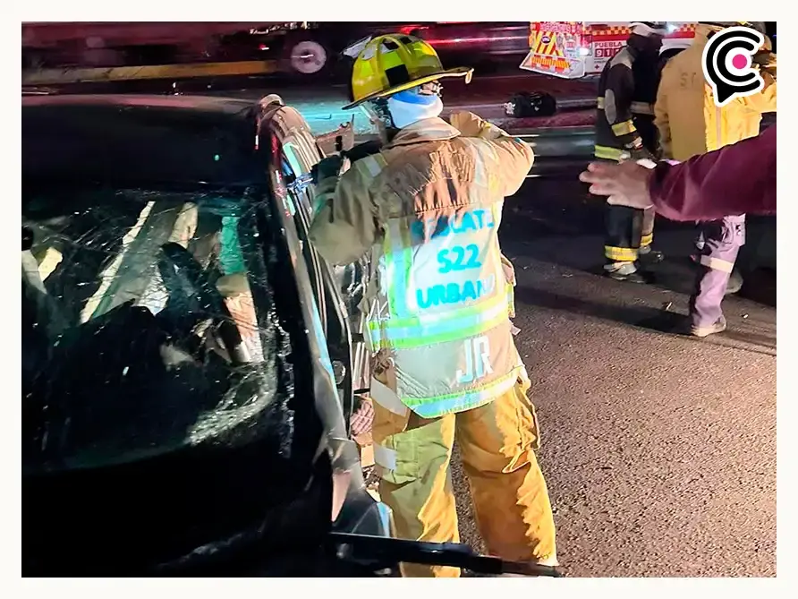 Automovilista murió tras impactarse contra barrera metálica en la autopista México-Puebla