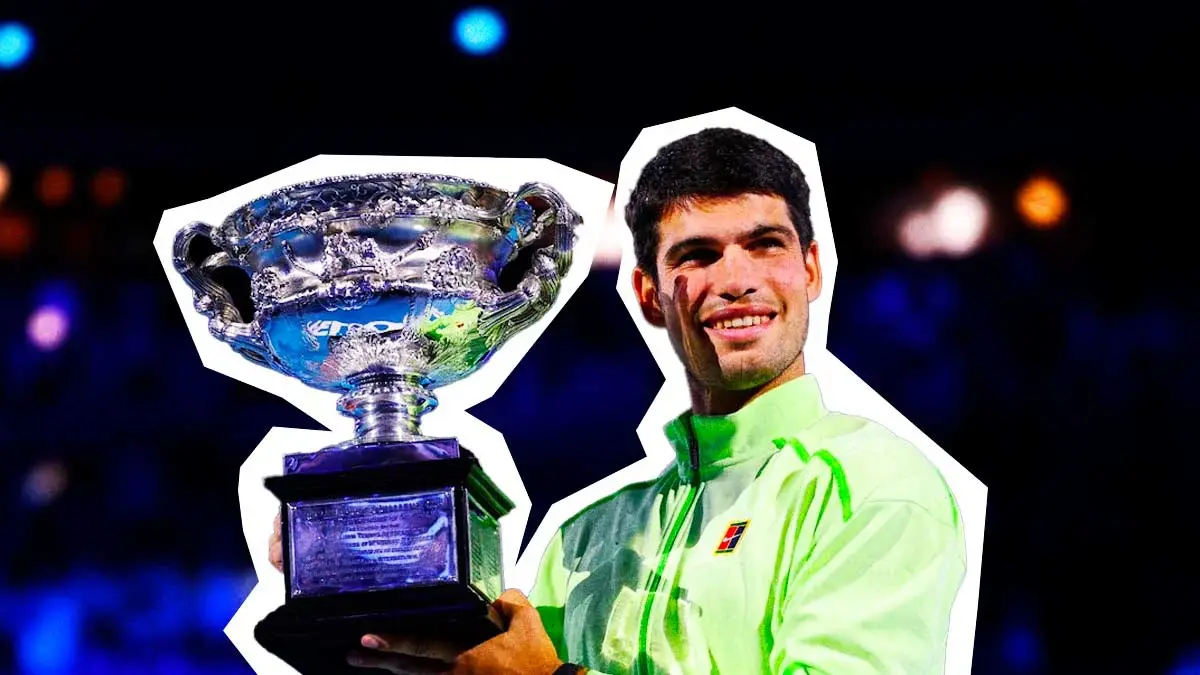 Carlos Alcaraz se coronó campeón del Abierto de Australia tras vencer a Novak Djokovic