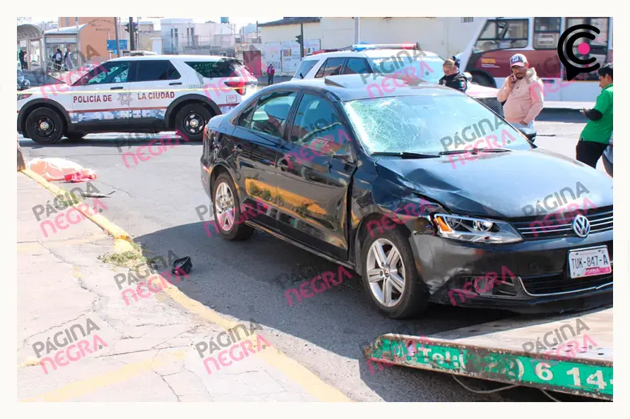 Atropellan a peatón en colonia Santa María, Puebla, detienen a responsable