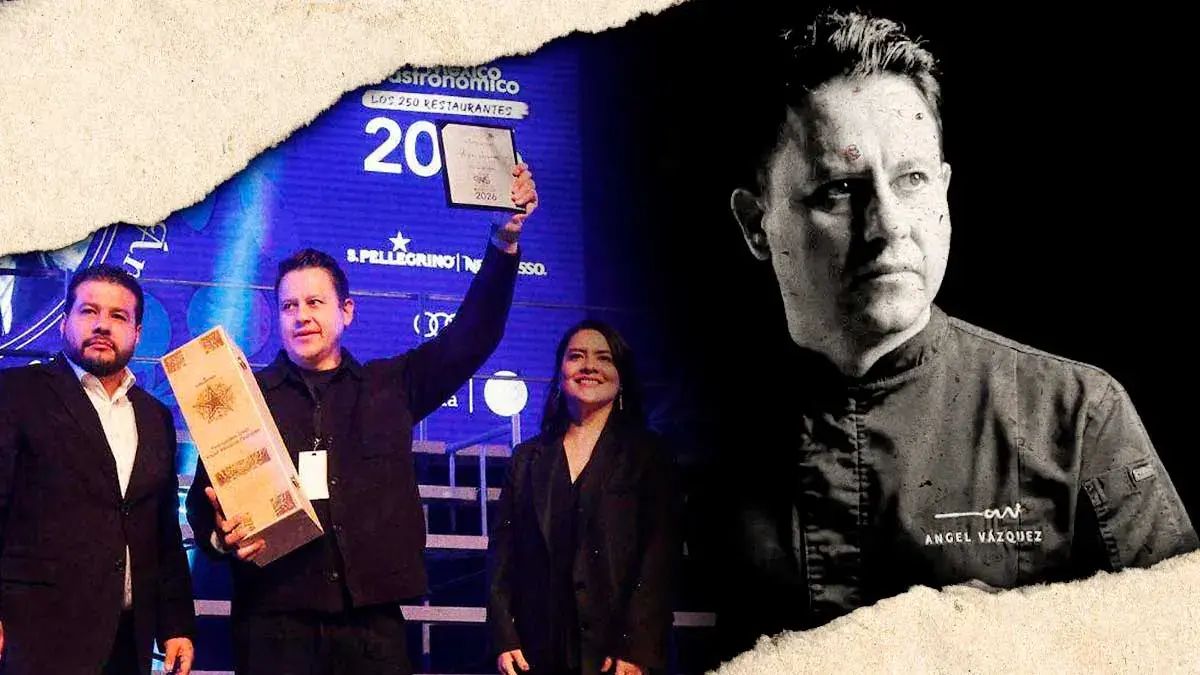 Ángel Vázquez, poblano galardonado como Chef del Año en México Gastronómico 2026