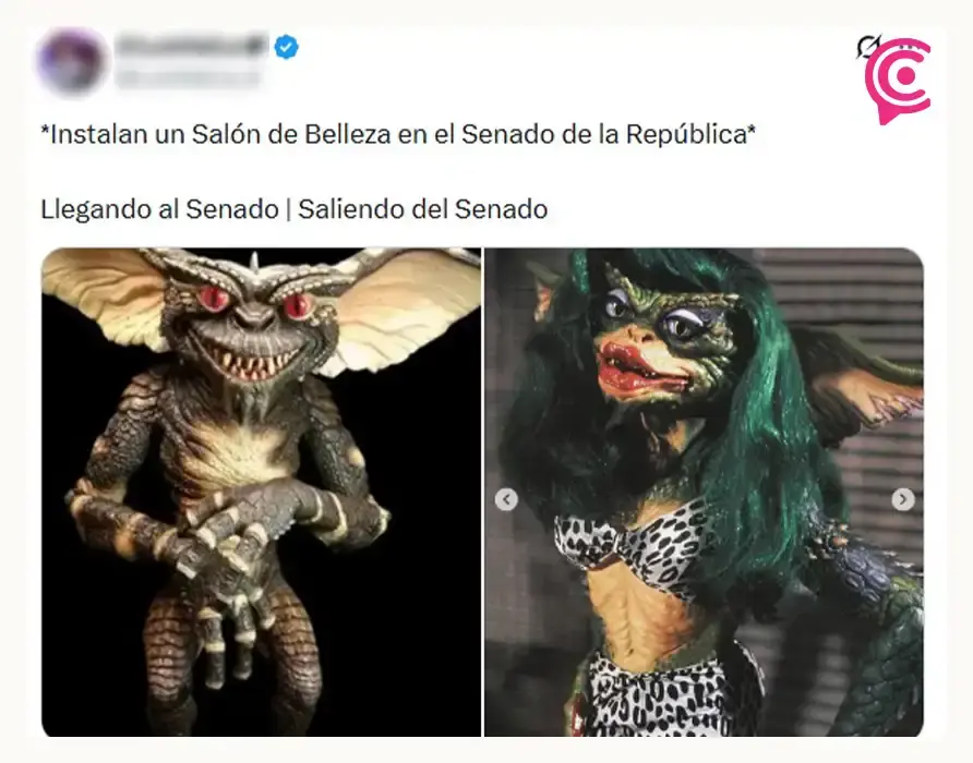 Salón de belleza en el Senado de la República desata críticas, burlas y memes virales en internet
