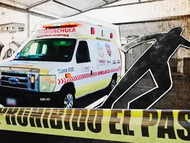 En aparente pleito marital, asesinan a tiros a hombre en Huaquechula, Puebla