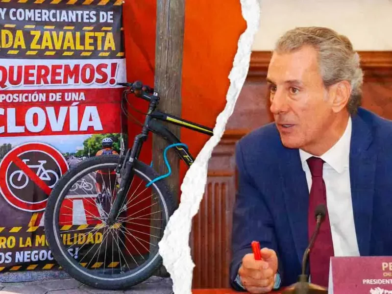 Pepe Chedraui apuesta por consenso vecinal sobre ciclovía de Calzada Zavaleta, Puebla