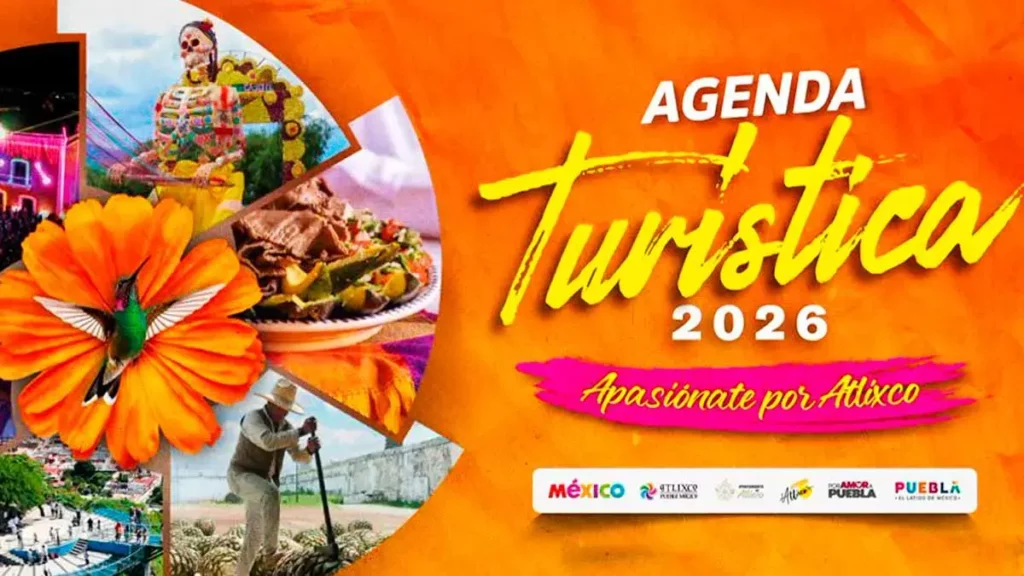 Atlixco presenta Agenda Turística 2026; incluye nuevo mirador inmersivo y museo de sitio