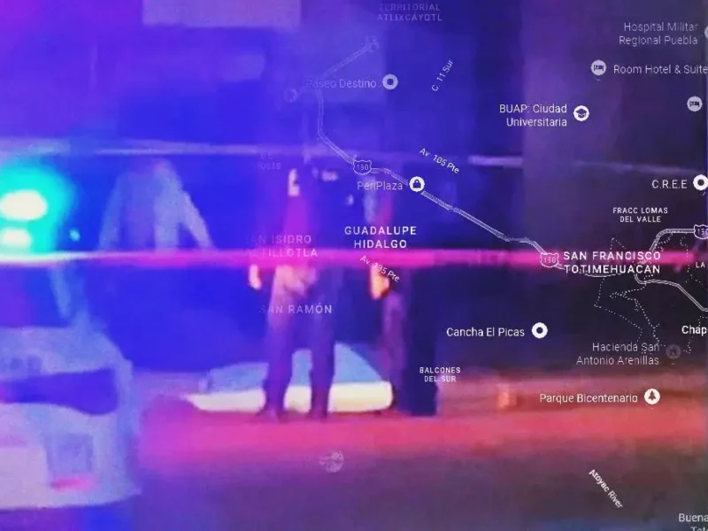 Delincuente murió por balazos en el tórax en San Francisco Totimehuacan, Puebla