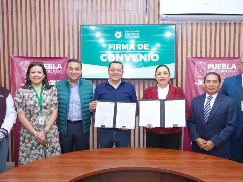 Gobierno de Texmelucan e IEDEP firman convenio para fortalecer la educación superior en el municipio
