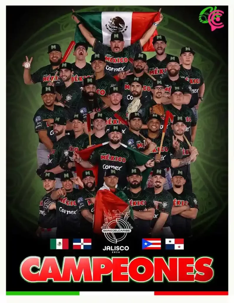 Charros de Jalisco se coronan campeones de la Serie del Caribe 2026