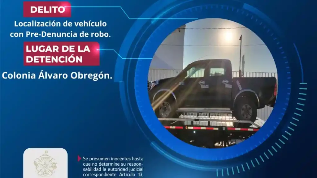 Localiza Policía Municipal vehículo con reporte de robo en Atlixco