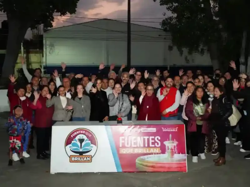 Realiza gobierno de Pepe Chedraui mantenimiento integral de la Fuente de Santa Anita