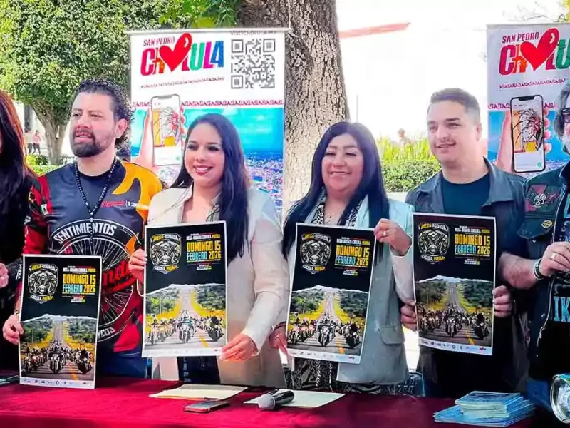 San Pedro Cholula recibirá la mega rodada “1200 Sentimientos Cúbicos”
