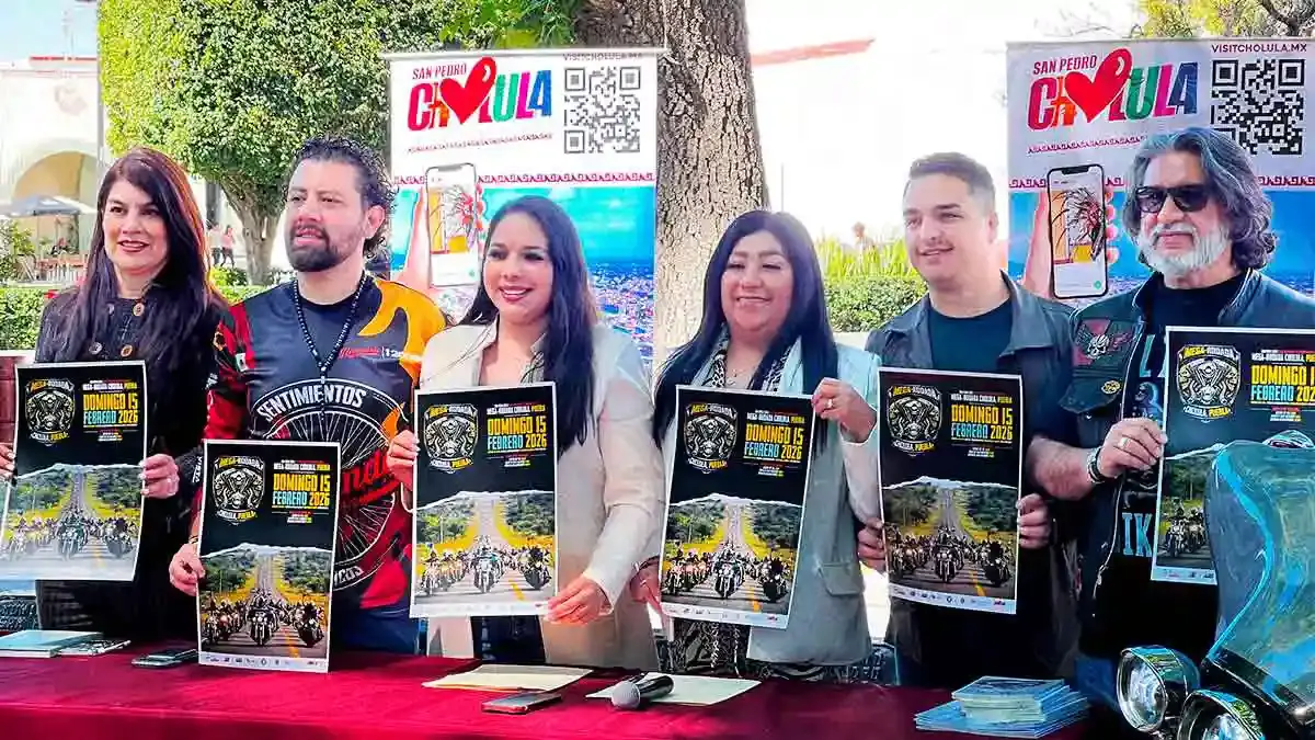 San Pedro Cholula recibirá la mega rodada “1200 Sentimientos Cúbicos”