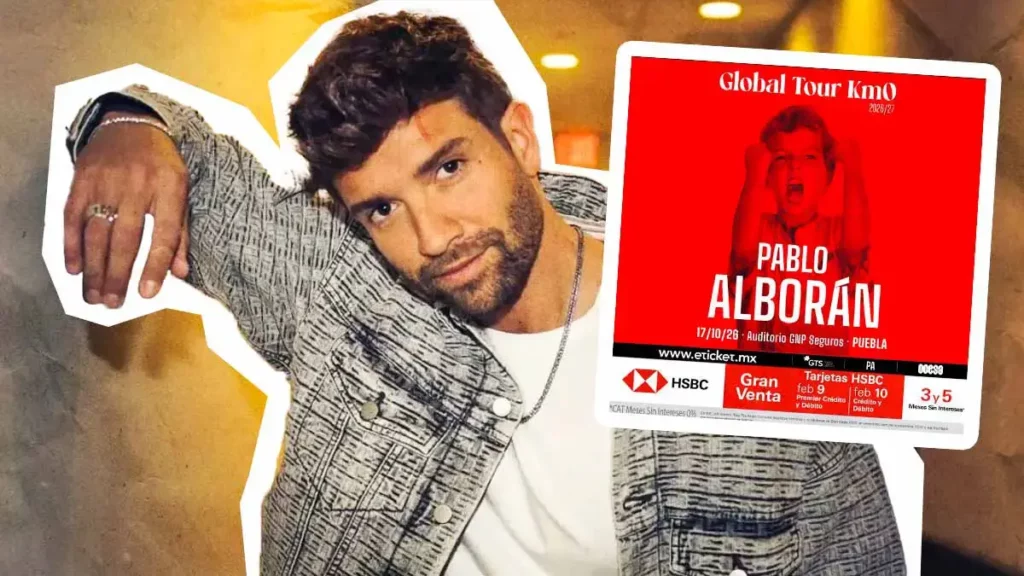 Pablo Alborán regresa a Puebla con su esperado Global Tour KMO 2026