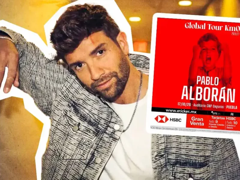 Pablo Alborán regresa a Puebla con su esperado Global Tour KMO 2026