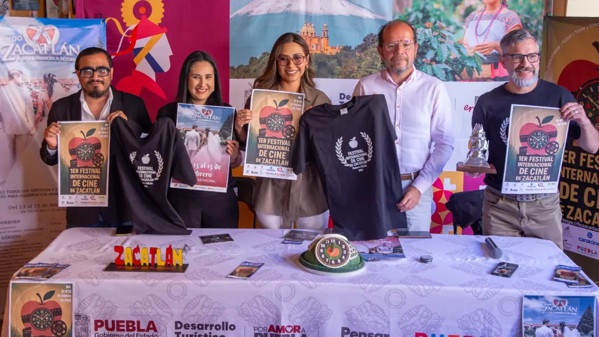 Presentan en Puebla la Expoboda "En Zacatlán o te enamoras o te casas" y el "1er. Festival Internacional de Cine"