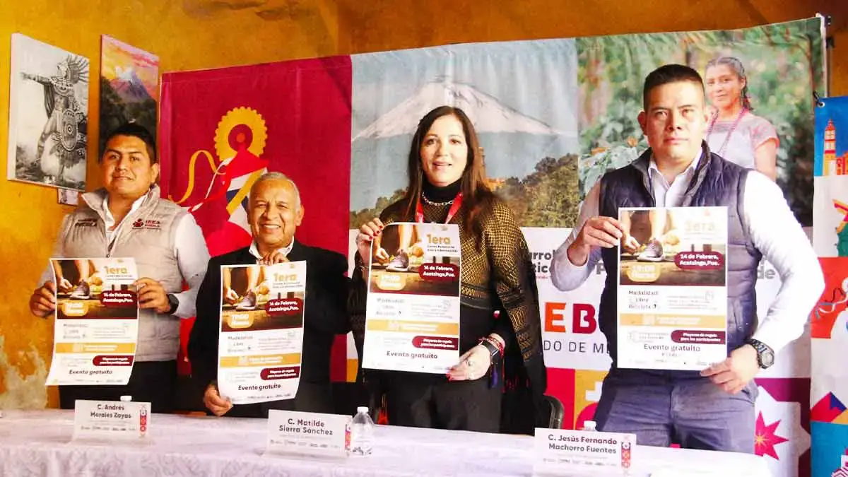 Acatzingo estrena carrera conmemorativa del Día del Amor y la Amistad