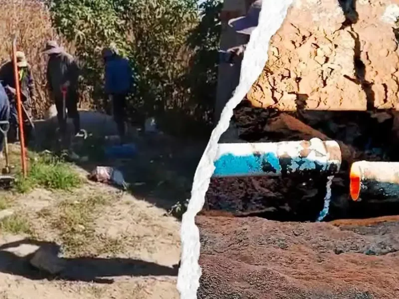 Sosapahue detectó y clausuró toma clandestina en un fraccionamiento del Segundo Barrio de Huejotzingo