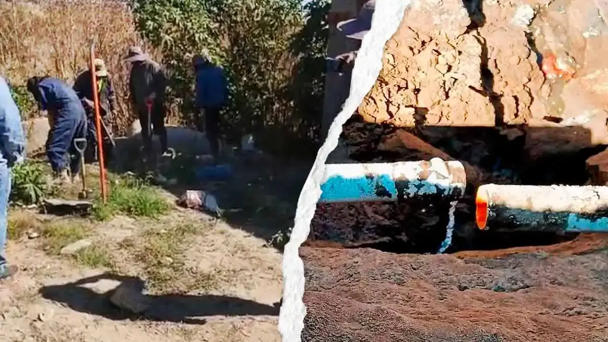 Sosapahue detectó y clausuró toma clandestina en un fraccionamiento del Segundo Barrio de Huejotzingo