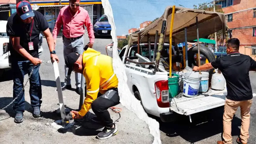 Ayuntamiento de Puebla retira estructuras ilegales en operativo de Agua Santa