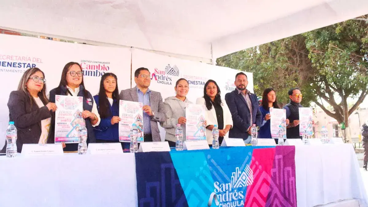 Presentan el Medio Maratón Equinoccio 2026 de San Andrés Cholula 