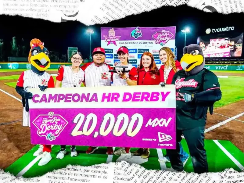 Erika Piancastelli conquista el primer Home Run Derby de la Liga Mexicana de Softbol