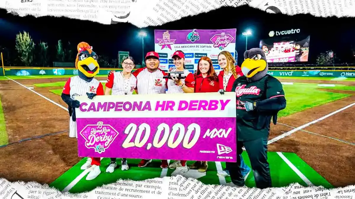 Erika Piancastelli conquista el primer Home Run Derby de la Liga Mexicana de Softbol