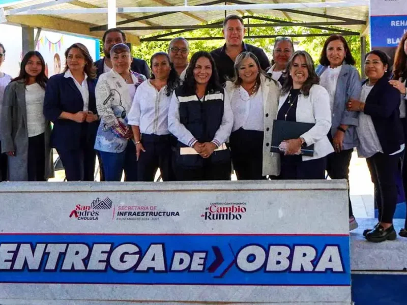 Ayuntamiento de San Andrés Cholula rehabilita domo de Unidad educativa; invierte más de dos mdp