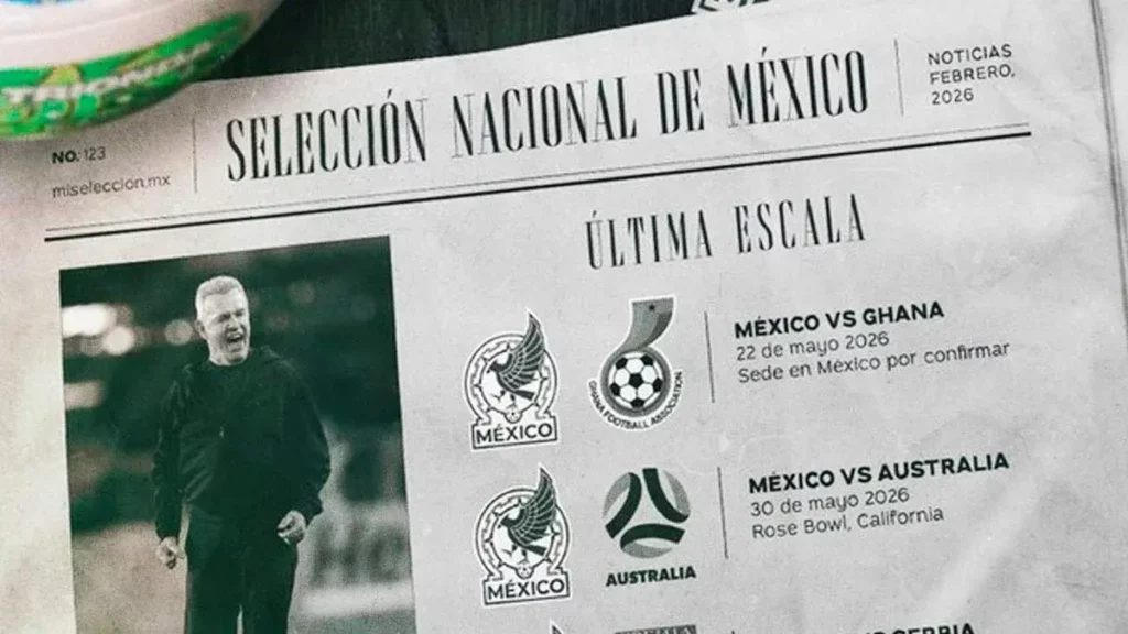 Selección Mexicana confirma tres partidos amistosos previo al Mundial 2026; Puebla recibiría uno de ellos