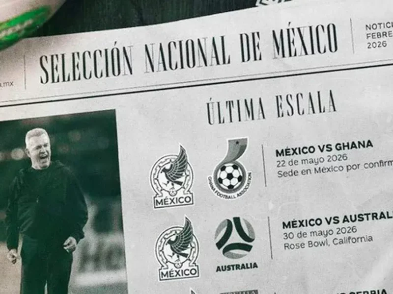 Selección Mexicana confirma tres partidos amistosos previo al Mundial 2026; Puebla recibiría uno de ellos