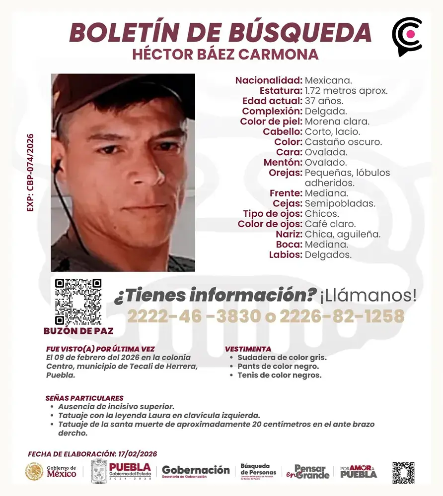Encuentran cuerpo maniatado y en avanzado estado de descomposición en Tecali de Herrera