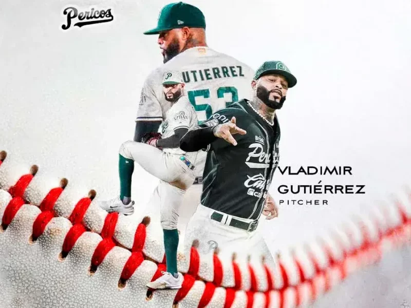 Vladimir Gutiérrez volverá a lanzar con Pericos de Puebla para la Temporada 2026