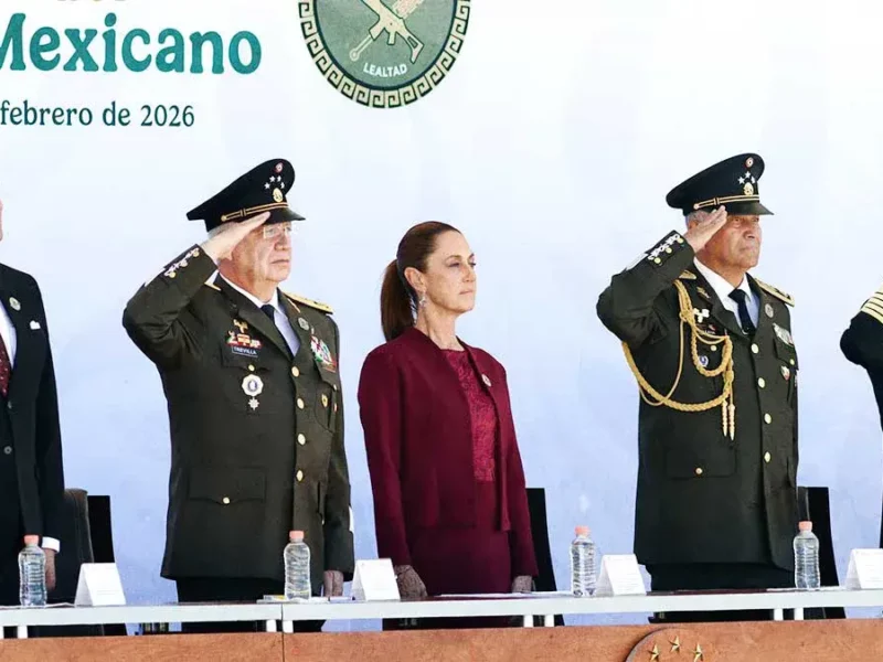 Claudia Sheinbaum conmemora en Puebla el 113 Aniversario del Ejército Mexicano