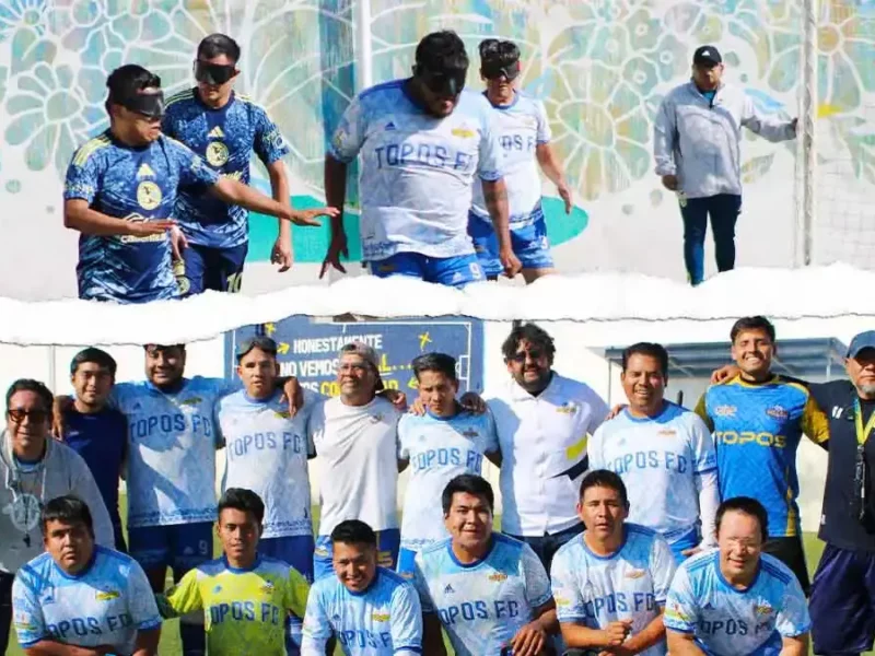 Topos FC mantiene el liderato en la Liga Nacional de Fútbol 5 para Ciegos 