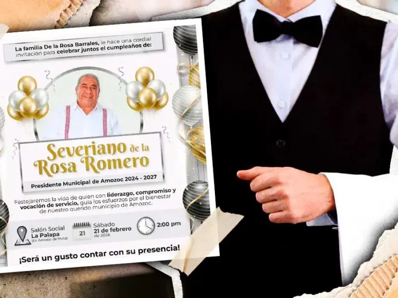 Funcionarios denuncian que los invitaron como meseros a fiesta del alcalde de Amozoc, Severiano de la Rosa