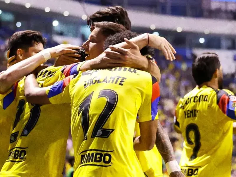 América "levanta el vuelo" con goleada sobre el Club Puebla en el estadio Cuauhtémoc