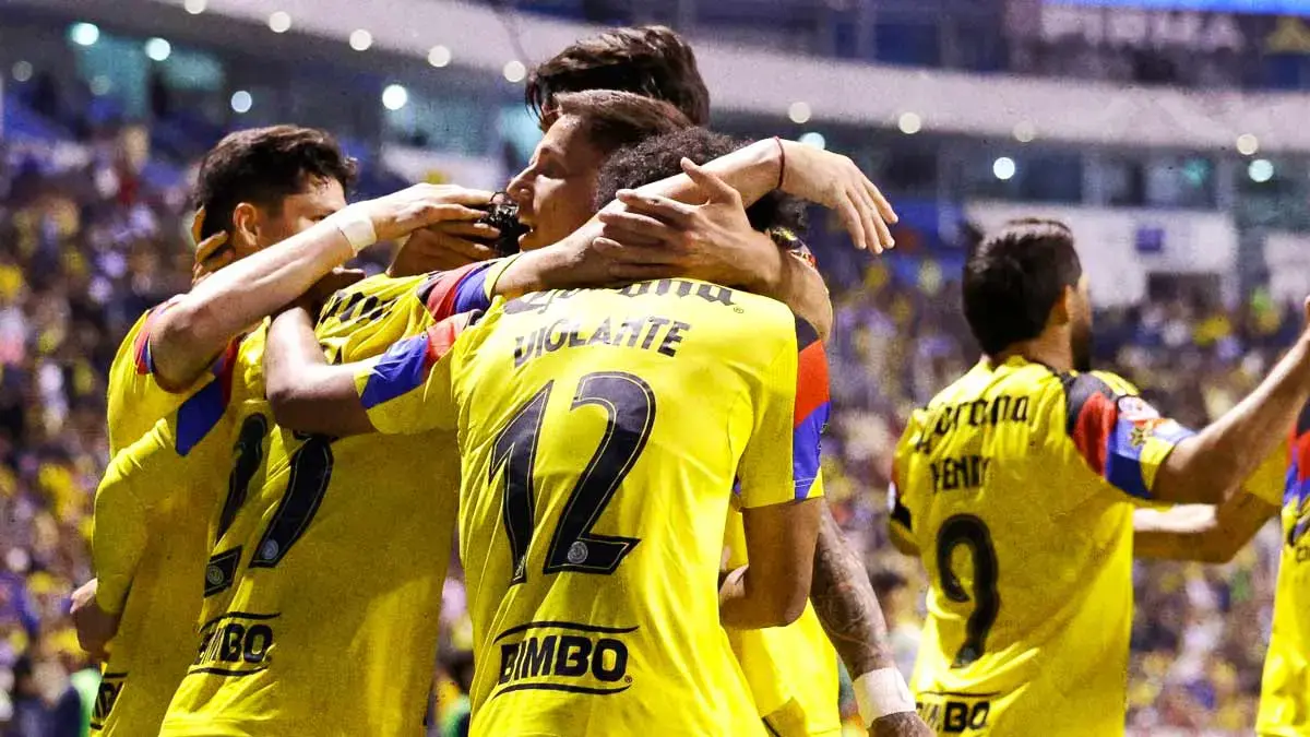 América "levanta el vuelo" con goleada sobre el Club Puebla en el estadio Cuauhtémoc